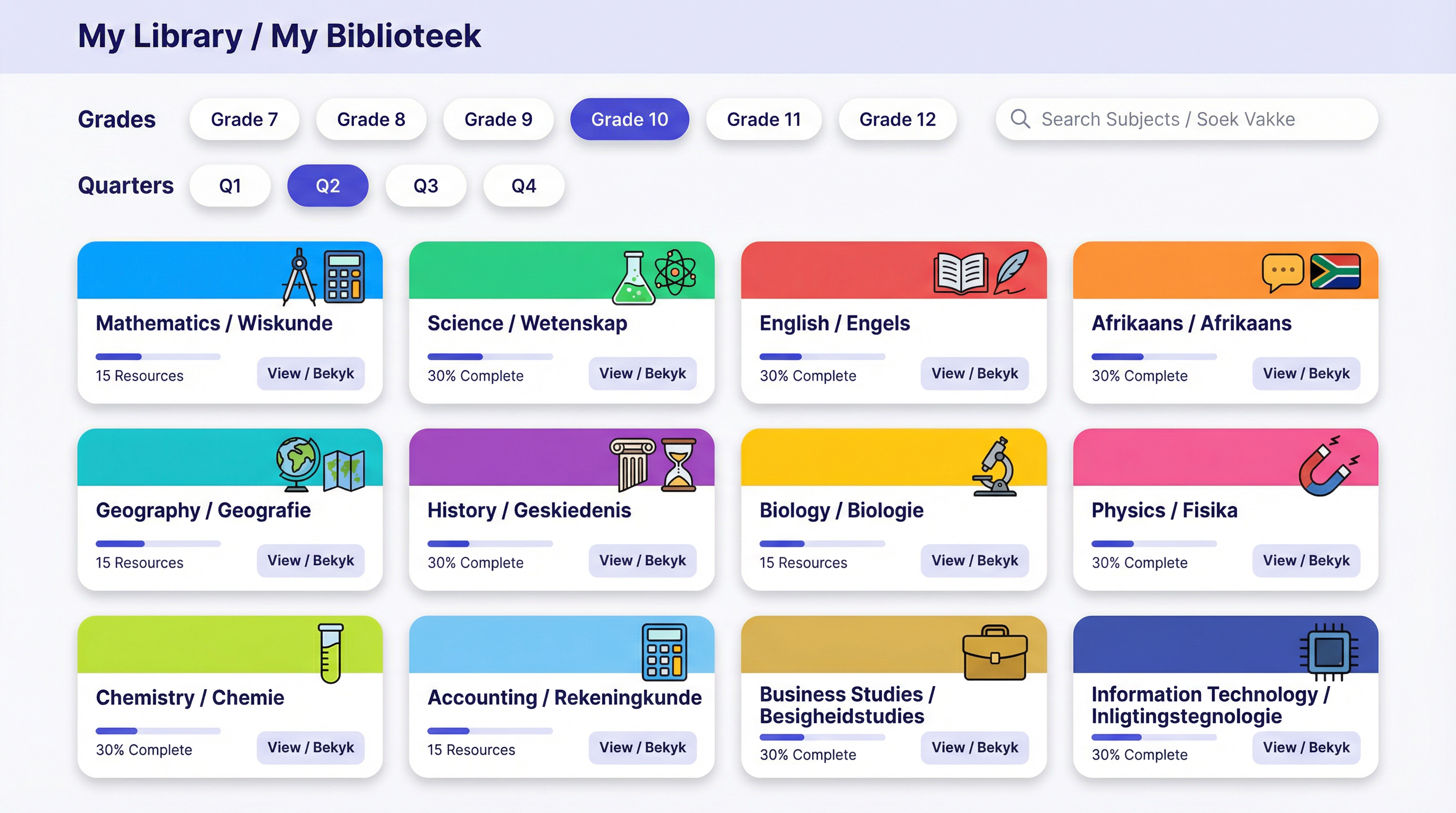 CAPS Subject Library